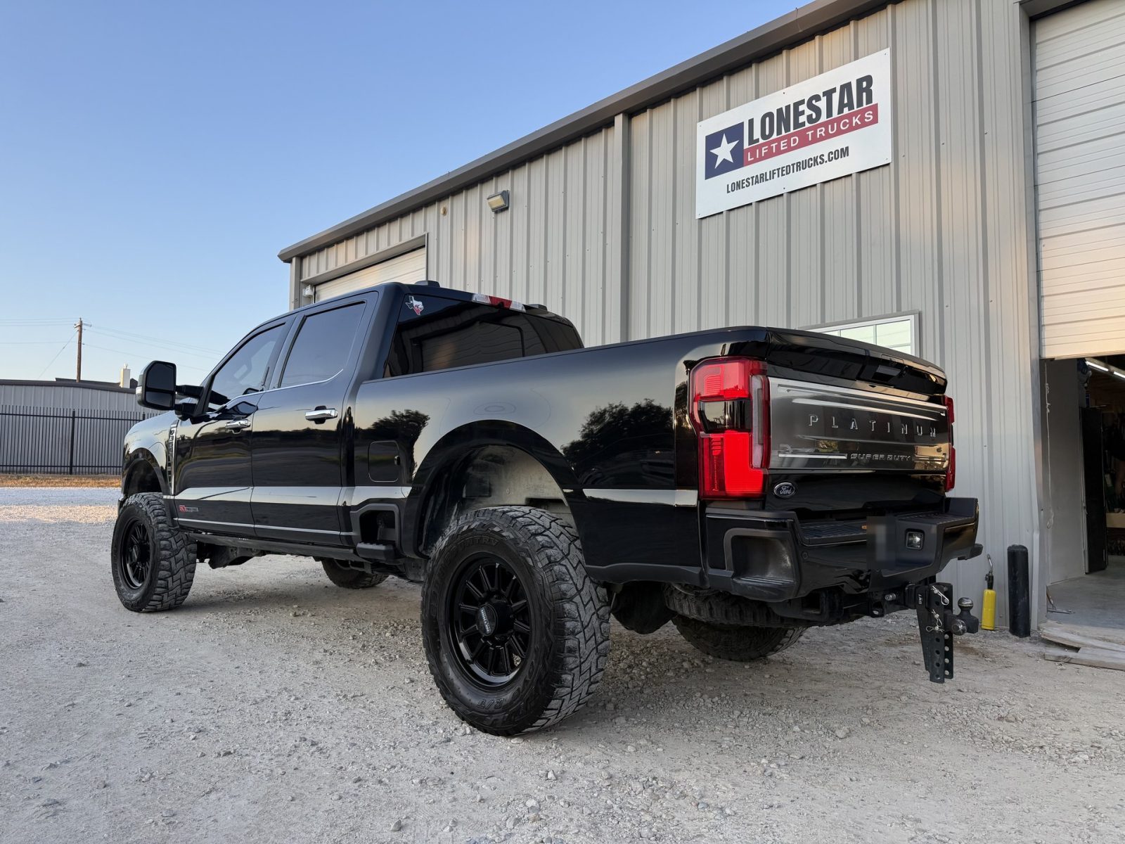 Black Betty — Ford F-350 Platinum 6.7 Power Stroke lifted on Toyo Open Country R/Ts - LONESTAR Lifted Trucks, Argyle TX